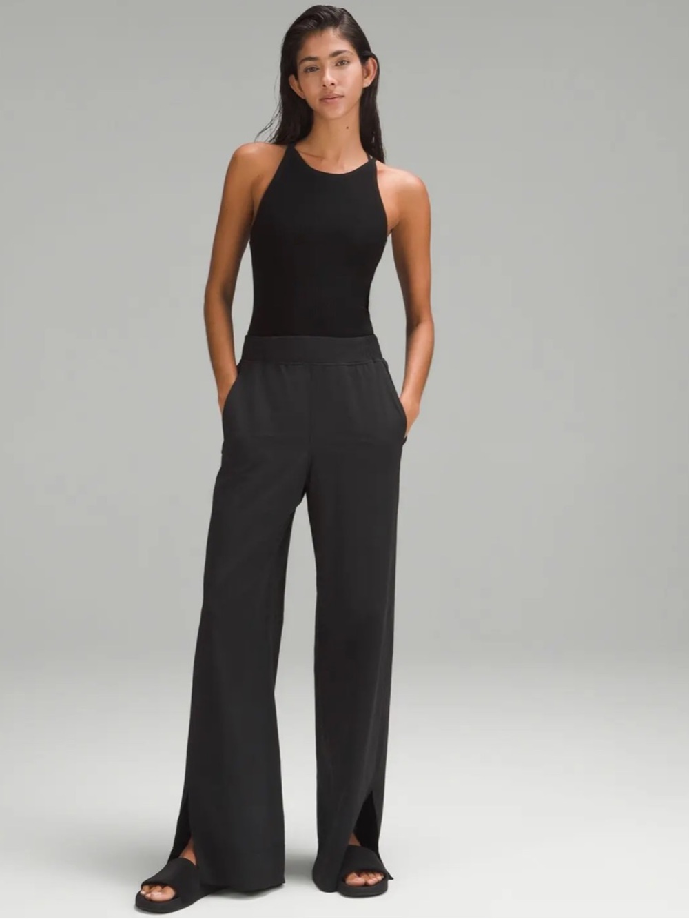 LULULEMON, Stretch Woven Wide-Leg High-Rise Pant, Size Medium, NWT